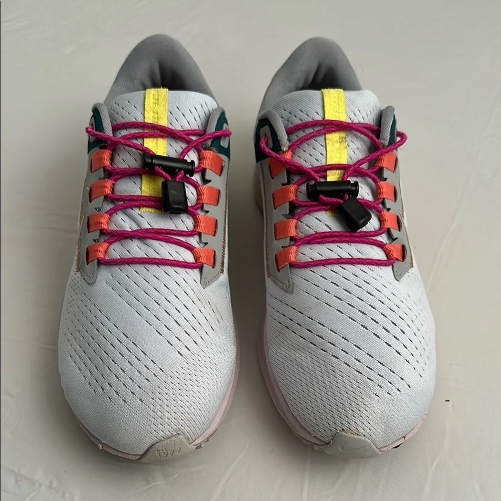 Nike Air Zoom Pegasus premium blue gray multicolor running sneakers